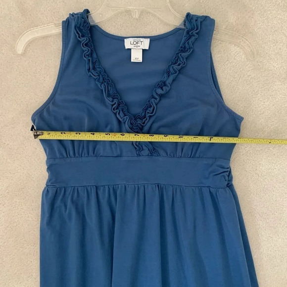 ANN Taylor LOFT - Ruffle midi Dress, XSP - Picture 7 of 10